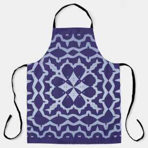 Antique portuguese azulejo ceramic. Graphic design Apron