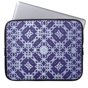 Antique portuguese azulejo ceramic. Graphic design Laptop Sleeve