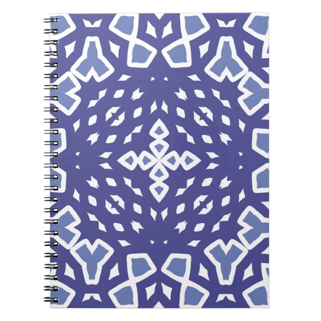 Antique portuguese azulejo ceramic. Original desig Notebook (Front)