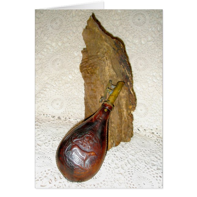 Antique Powder or Shot Flask - Civil War (Front)