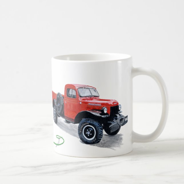Antique Power Wagon Truck Mug (Right)