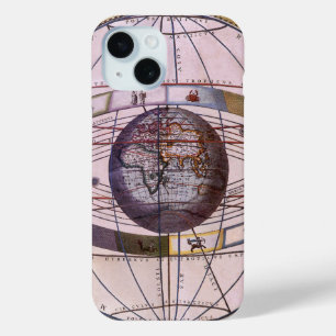 Antique Ptolemaic Solar System, Andreas Cellarius iPhone 15 Case