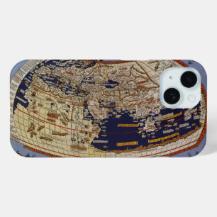 Antique Ptolemaic World Map, Johannes of Arnsheim iPhone 15 Case