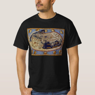 Antique Ptolemaic World Map, Johannes of Arnsheim T-Shirt