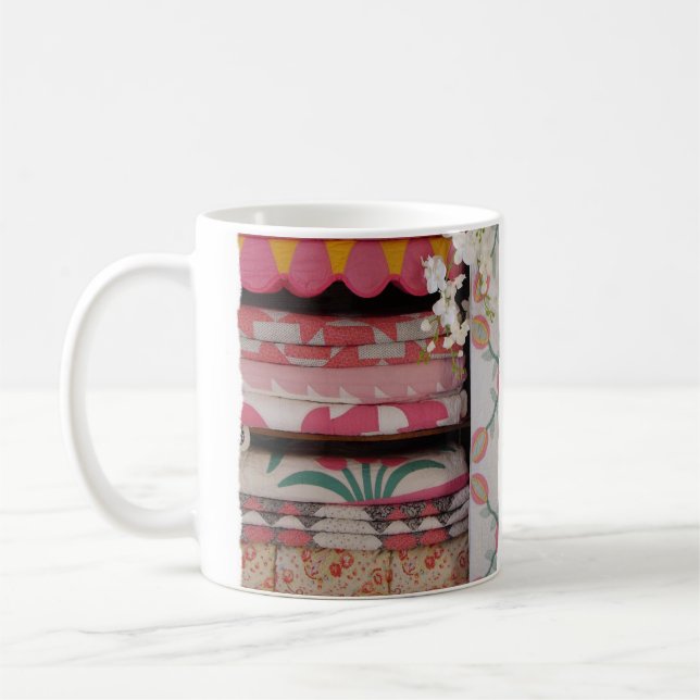 Antique Quilt Mug - Quilt Junkie (Left)