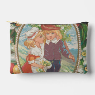 Antique Quirky Valentine, Victorian Era, 1874 Accessory Pouch