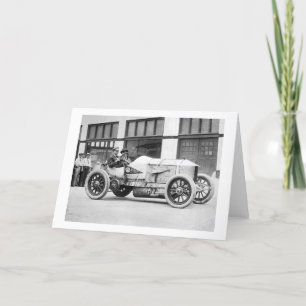 Antique Race Car, 1910s Card