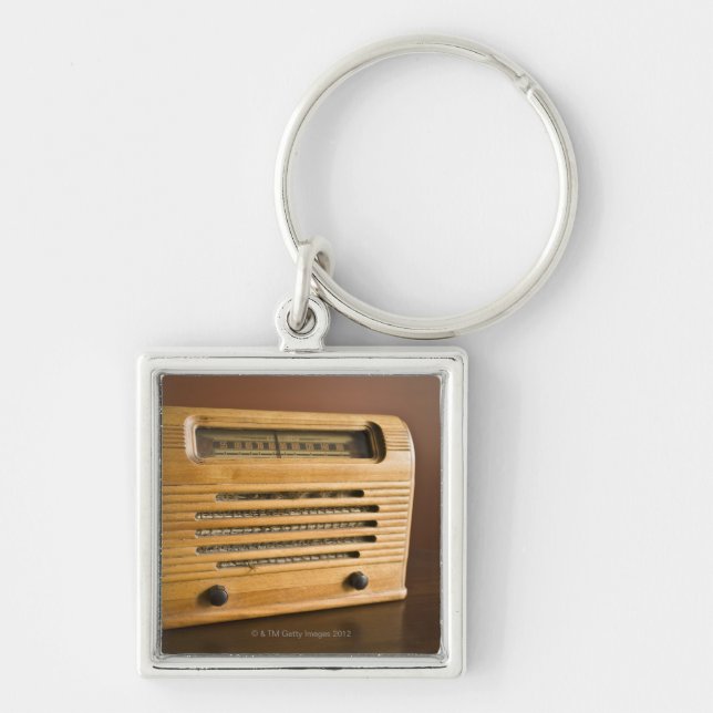 Antique Radio Key Ring (Front)