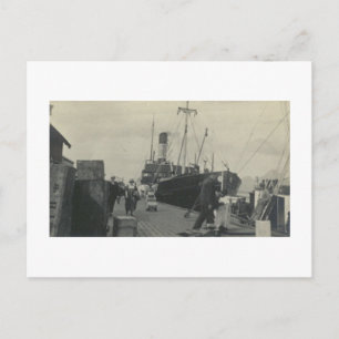 Antique Real Photo Ship Postcard