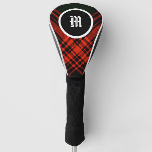 Antique Red and Black Highland Tartan Design Golf Head Cover