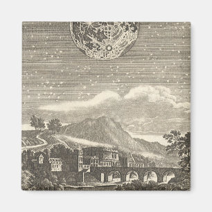 Antique Renaissance Era Moon by Allain Mallet Magnet