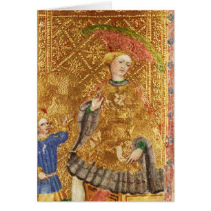 ANTIQUE RENAISSANCE TAROT/KING  OF COINS