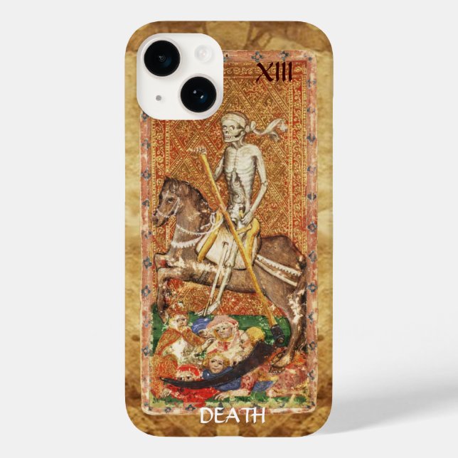 ANTIQUE RENAISSANCE TAROTS 13 / DEATH Case-Mate iPhone CASE (Back)