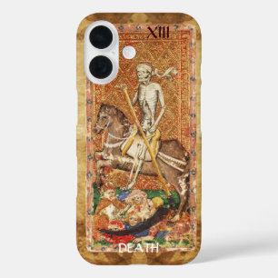 ANTIQUE RENAISSANCE TAROTS 13 / DEATH iPhone 16 CASE