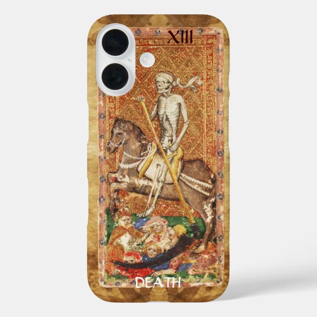 ANTIQUE RENAISSANCE TAROTS 13 / DEATH Case-Mate iPhone CASE (Back)