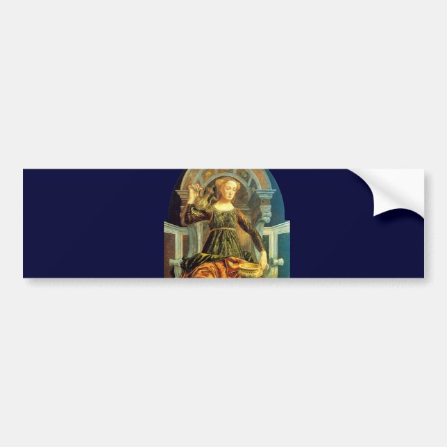 ANTIQUE RENAISSANCE TAROTS 14 / TEMPERANCE BUMPER STICKER (Front)