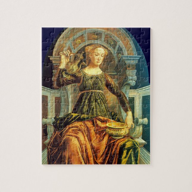 ANTIQUE RENAISSANCE TAROTS 14 / TEMPERANCE JIGSAW PUZZLE (Vertical)