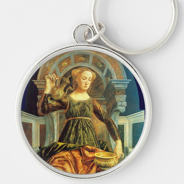 ANTIQUE RENAISSANCE TAROTS 14 / TEMPERANCE KEY RING (Front)