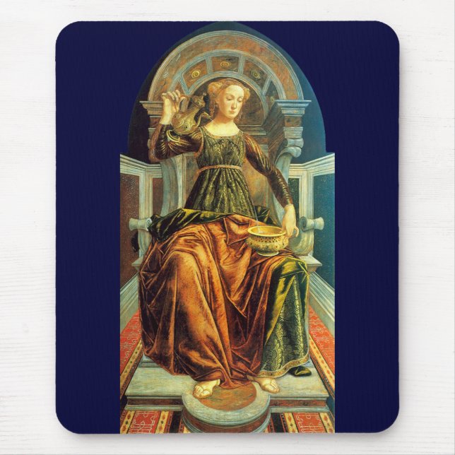 ANTIQUE RENAISSANCE TAROTS 14 / TEMPERANCE MOUSE PAD (Front)