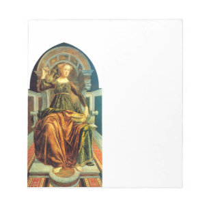 ANTIQUE RENAISSANCE TAROTS 14 / TEMPERANCE NOTEPAD