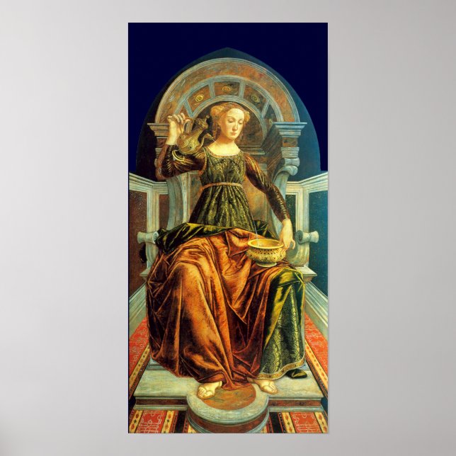 ANTIQUE RENAISSANCE TAROTS  14 / TEMPERANCE POSTER (Front)