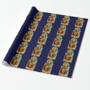 ANTIQUE RENAISSANCE TAROTS 14 / TEMPERANCE WRAPPING PAPER