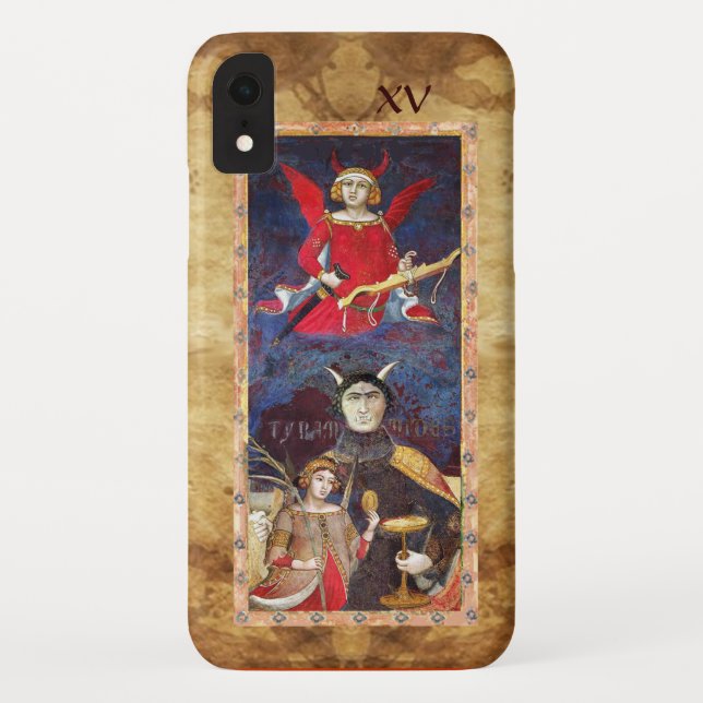 ANTIQUE RENAISSANCE TAROTS 15 / THE DEVIL Case-Mate iPhone CASE (Back)