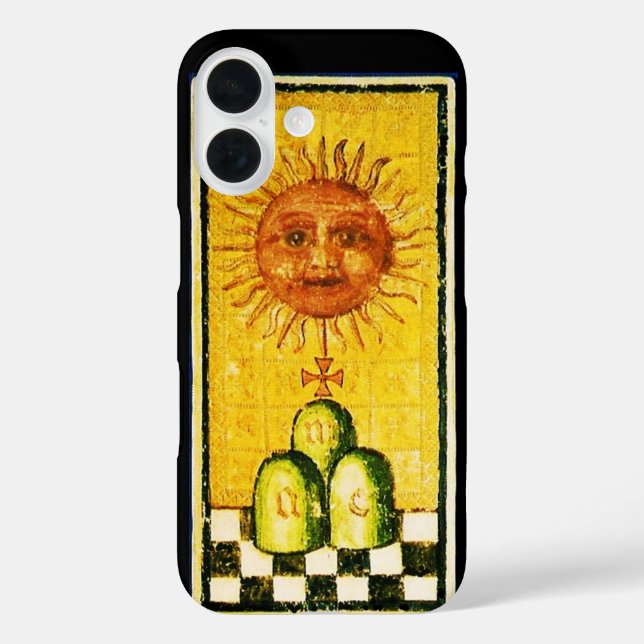 ANTIQUE RENAISSANCE TAROTS 19 / THE SUN Case-Mate iPhone CASE (Back)