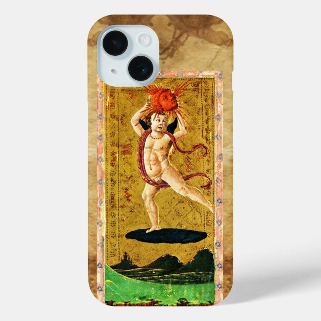 ANTIQUE RENAISSANCE TAROTS 19 / THE SUN Case-Mate iPhone CASE (Back)