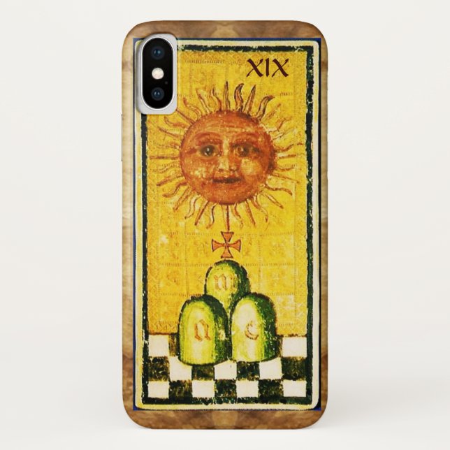 ANTIQUE RENAISSANCE TAROTS 19 / THE SUN Case-Mate iPhone CASE (Back)
