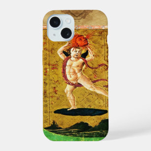 ANTIQUE RENAISSANCE TAROTS 19 / THE SUN iPhone 15 CASE