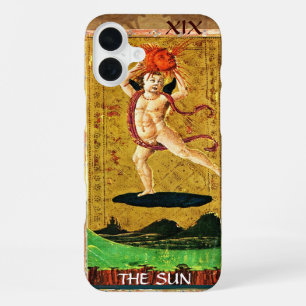 ANTIQUE RENAISSANCE TAROTS 19 / THE SUN iPhone CASE