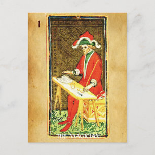 ANTIQUE RENAISSANCE TAROTS 1 / THE MAGICIAN POSTCARD