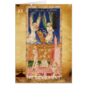ANTIQUE RENAISSANCE TAROTS 20 / THE JUDGEMENT