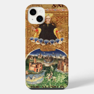 ANTIQUE RENAISSANCE TAROTS 21 / THE WORLD iPhone CASE