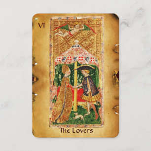 ANTIQUE RENAISSANCE TAROTS 5 / THE LOVERS ANNOUNCEMENT
