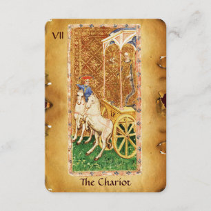 ANTIQUE RENAISSANCE TAROTS 7 / THE CHARIOT ANNOUNCEMENT