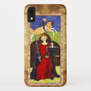 ANTIQUE RENAISSANCE TAROTS 8 / JUSTICE iPhone XR CASE