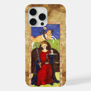 ANTIQUE RENAISSANCE TAROTS 8 / JUSTICE iPhone CASE