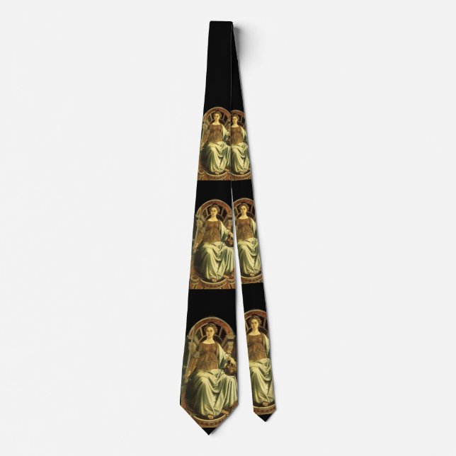 ANTIQUE RENAISSANCE TAROTS 8/ JUSTICE TIE (Front)
