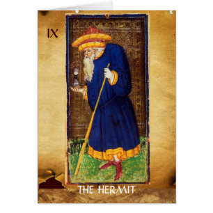 ANTIQUE RENAISSANCE TAROTS 9 / THE HERMIT