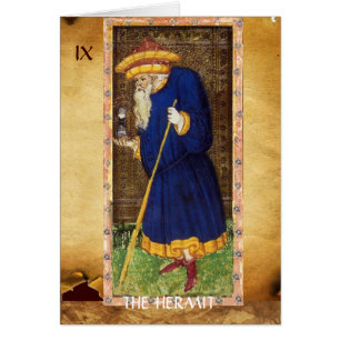 ANTIQUE RENAISSANCE TAROTS 9 / THE HERMIT