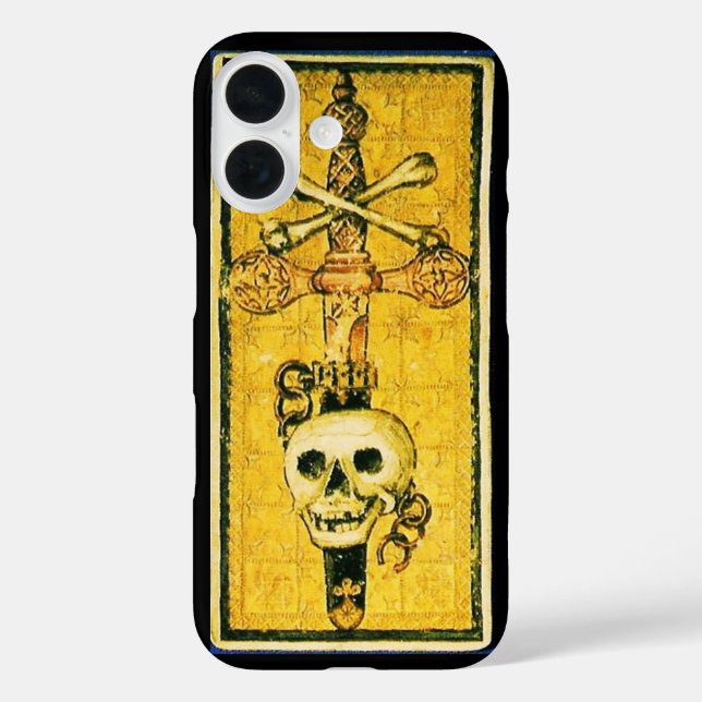 ANTIQUE RENAISSANCE TAROTS / ACE OF SWORDS Case-Mate iPhone CASE (Back)