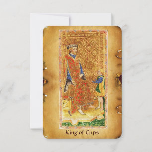 ANTIQUE RENAISSANCE TAROTS  / KING OF CUPS