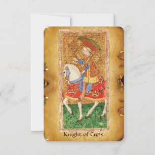 ANTIQUE RENAISSANCE TAROTS / KNIGHT OF CUPS