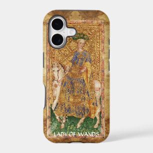 ANTIQUE RENAISSANCE TAROTS / LADY OF WANDS