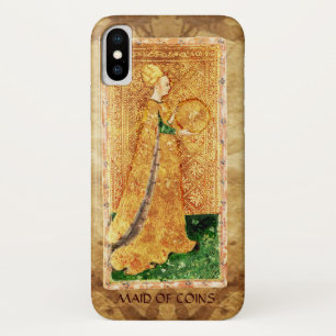 ANTIQUE RENAISSANCE TAROTS  / MAID OF COINS iPhone X CASE