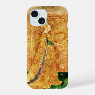 ANTIQUE RENAISSANCE TAROTS / MAID OF COINS iPhone 15 CASE