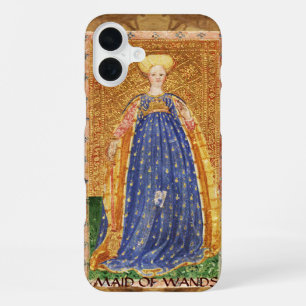 ANTIQUE RENAISSANCE TAROTS / MAID OF WANDS iPhone CASE
