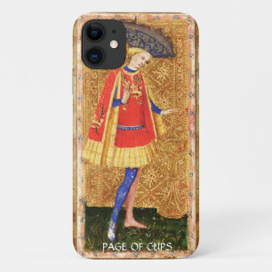 ANTIQUE RENAISSANCE TAROTS  / PAGE OF CUPS iPhone 11 CASE